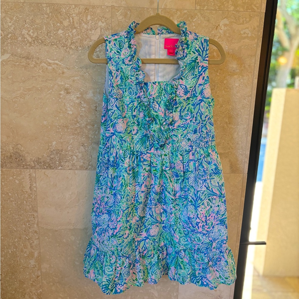 EUC Lilly Pulitzer sz 10 Girls Mini Teresa Dress w/ pockets